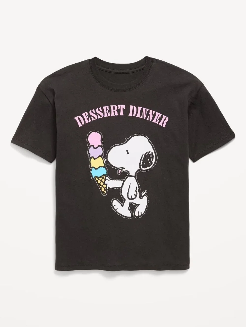 🆕 Old Navy | Peanuts Snoopy Oversized Graphic T-Shirt for Girls